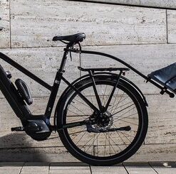 XLC boodschappentrolly aan fiets