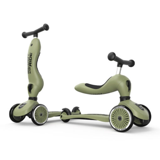 scoot and ride highwaykick1-olijfgroen