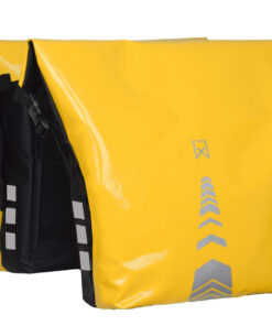 Willex sportieve dubbele fietstas Geel 34l